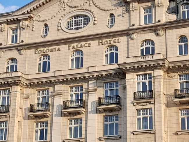 Fasada Hotelu Polonia Palace Warszawa